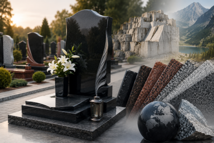 Пам’ятники з імпортних гранітів: особливості, переваги та вибір