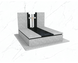 Пам'ятник подвійний гранітний №4