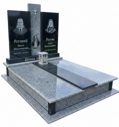 Пам'ятник подвійний гранітний №6