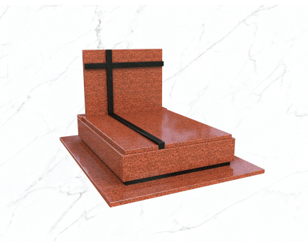 Пам'ятник подвійний гранітний №3