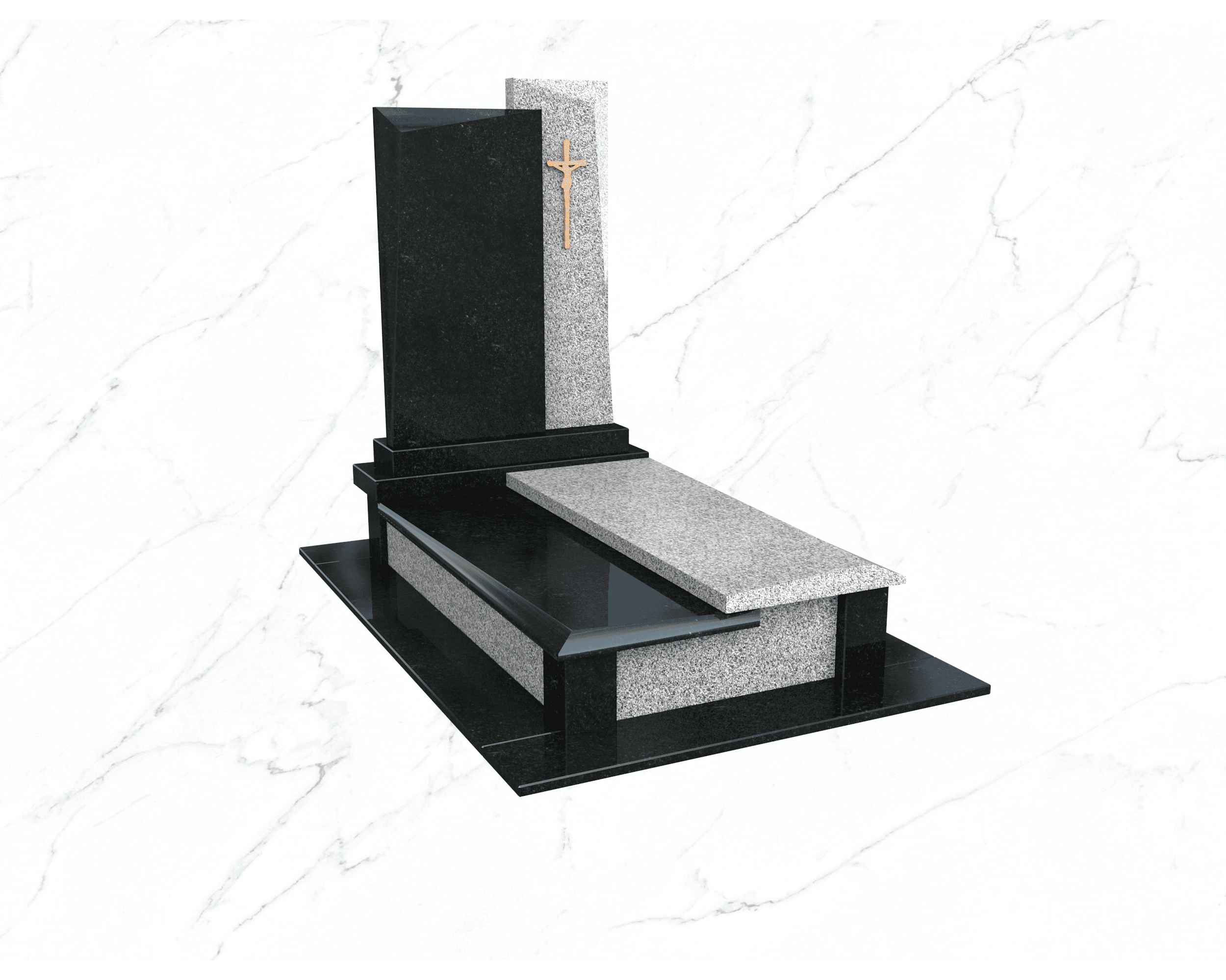 Пам'ятник одинарний гранітний №4