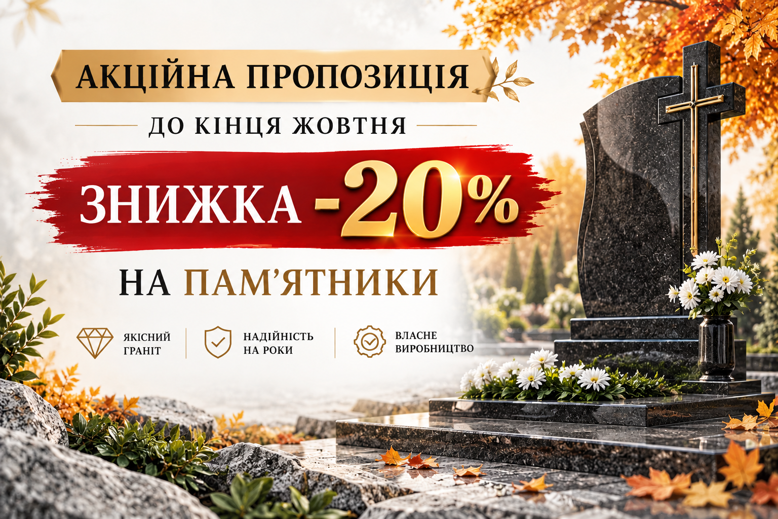Знижки на памятники гранітні львів